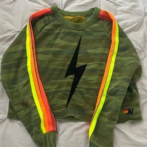 Aviator Nation Cropped Sweatshirt